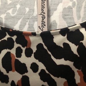 Rachel Palley Ruched Animal Print Dress never worn